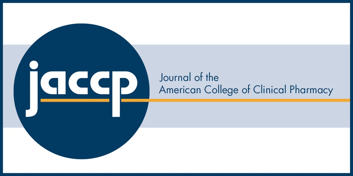 JACCP pharmacy journal image